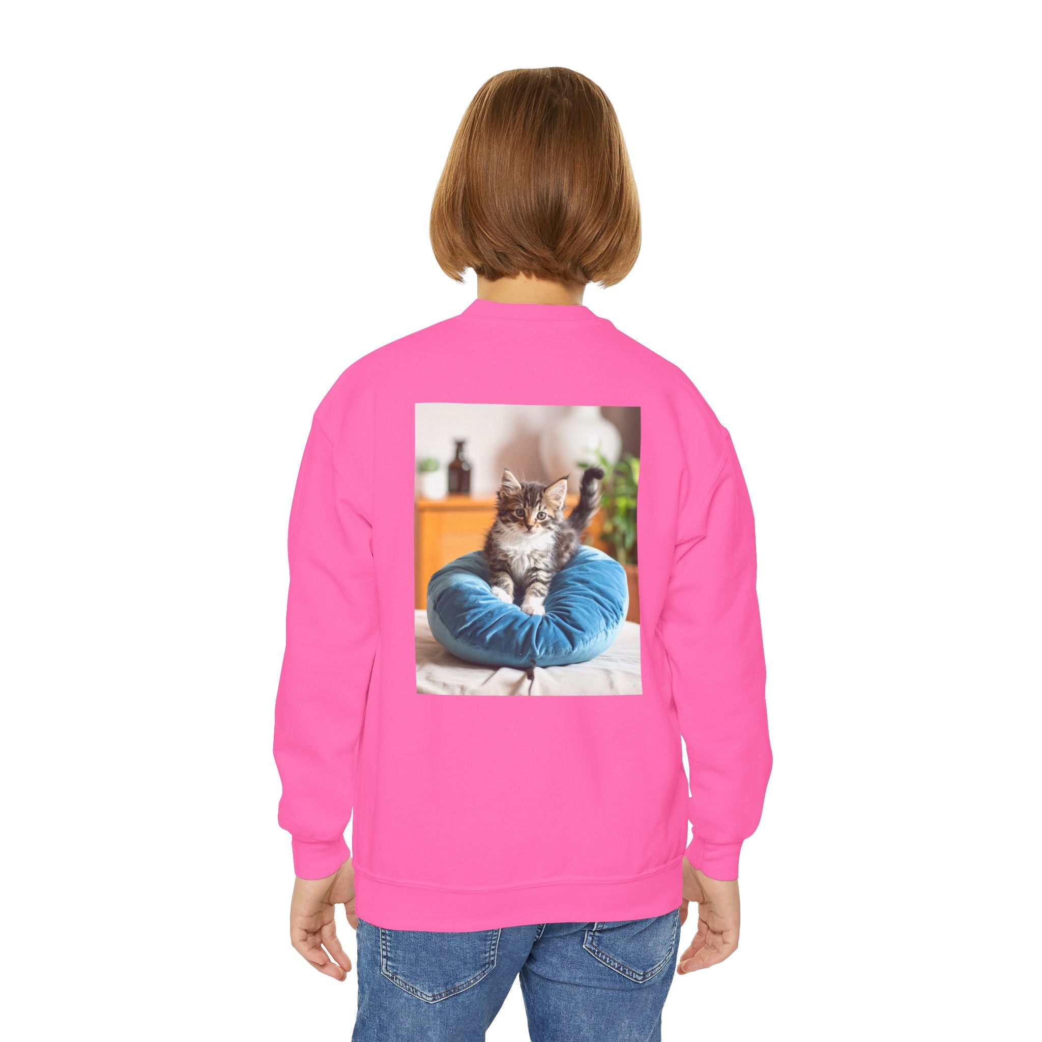Kitten Youth Crewneck Sweatshirt