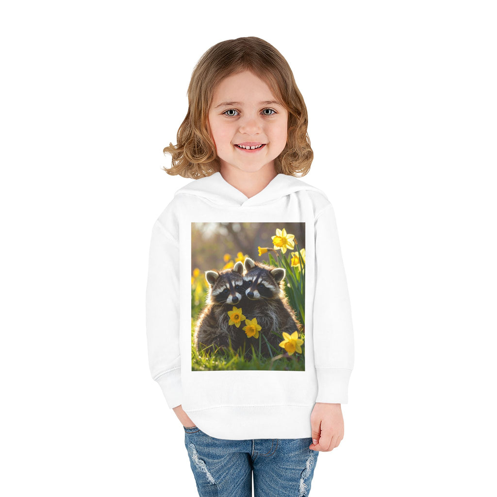 Baby Racoons Toddler Pullover Fleece Hoodie