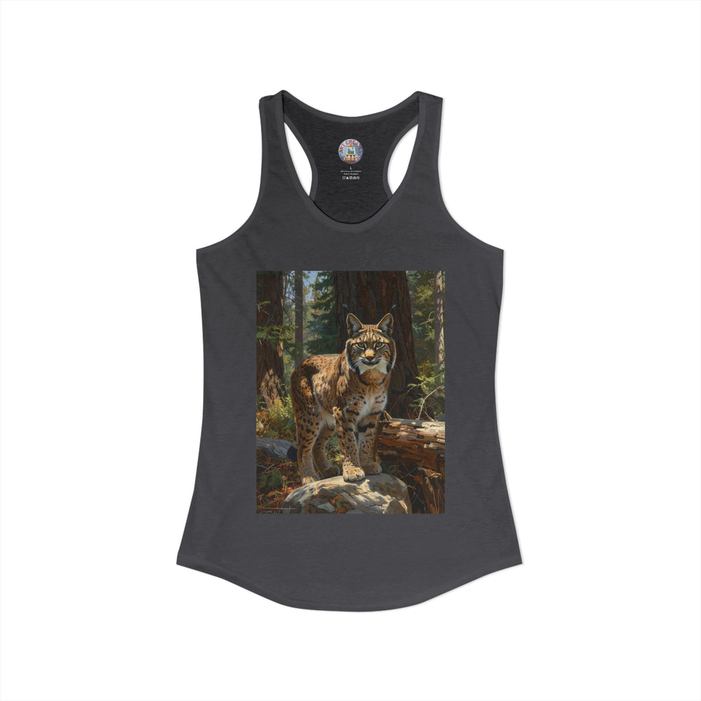 Bobcat-Women's Ideal Racerback Tank