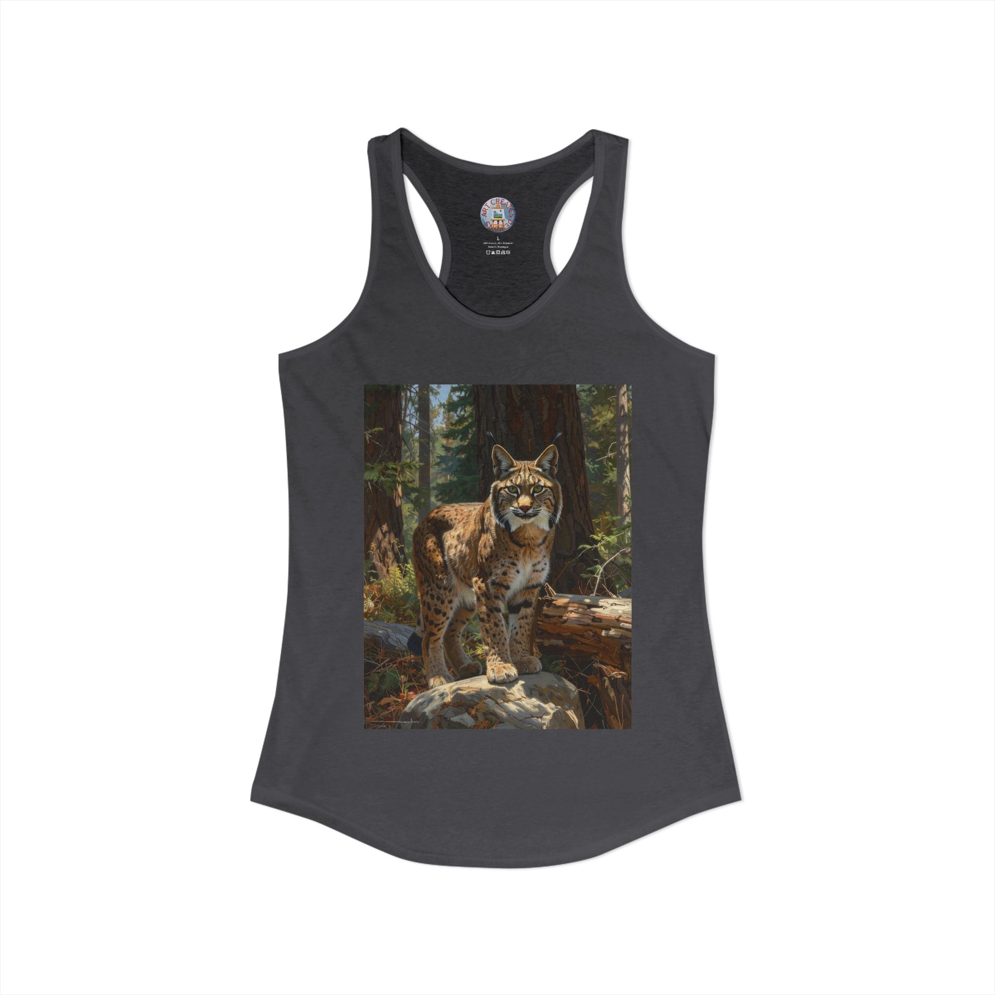 Bobcat-Women's Ideal Racerback Tank