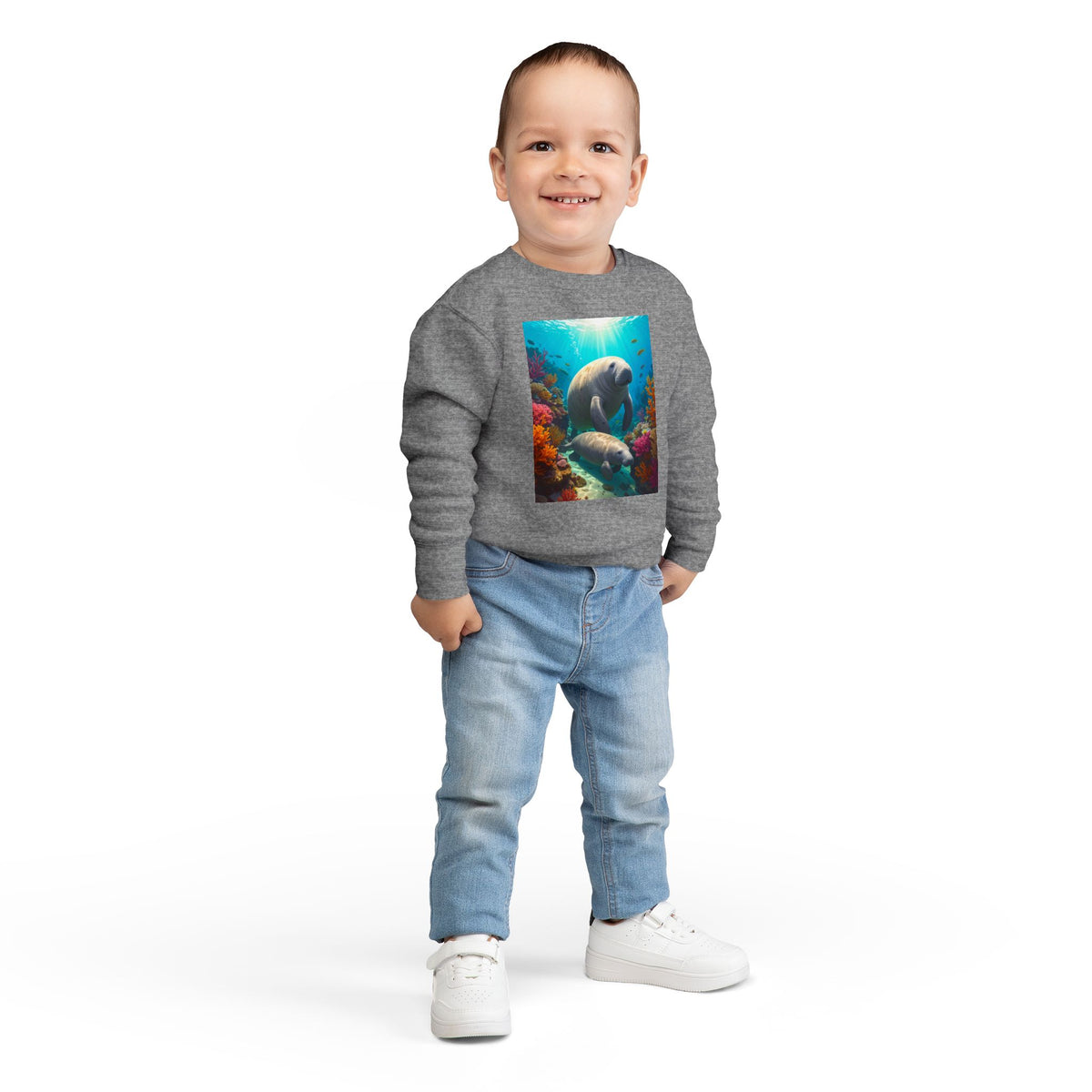Manatee & Cub Toddler Sweatshirt