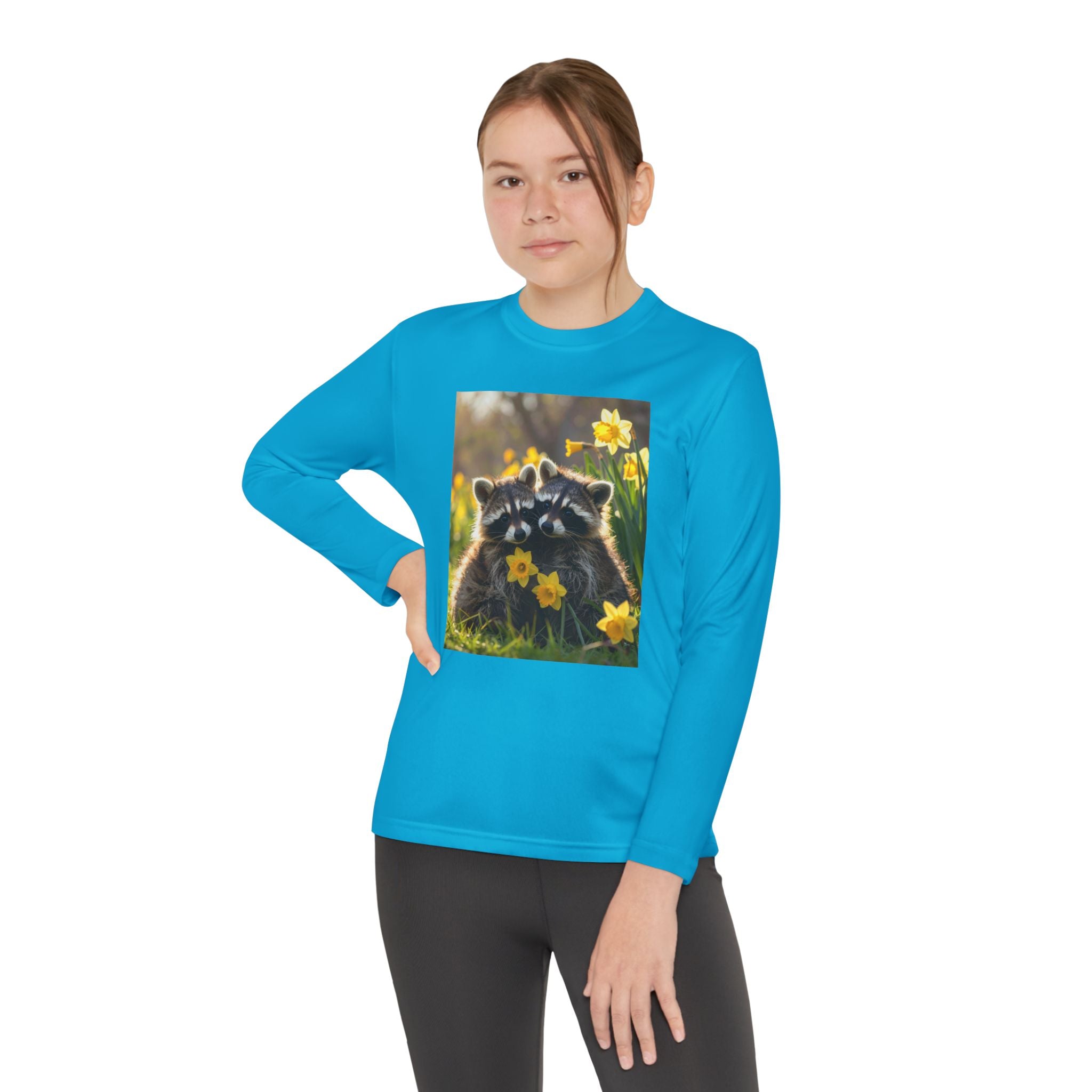 Baby Racoons Youth Long Sleeve Competitor Tee