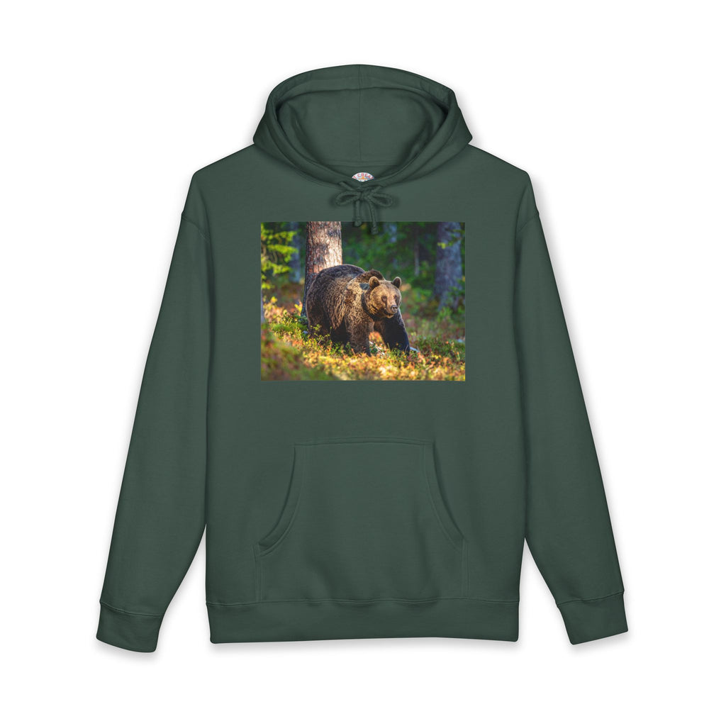 Bear Forest Photo Hoodie — Wilderness Wildlife Sweatshirt