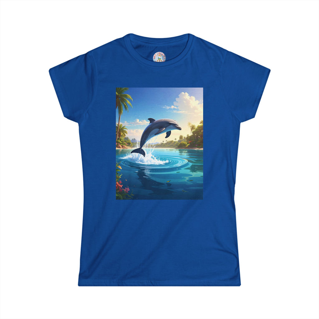 Dolphin-Women's T‑Shirt — Classic Softstyle Tee