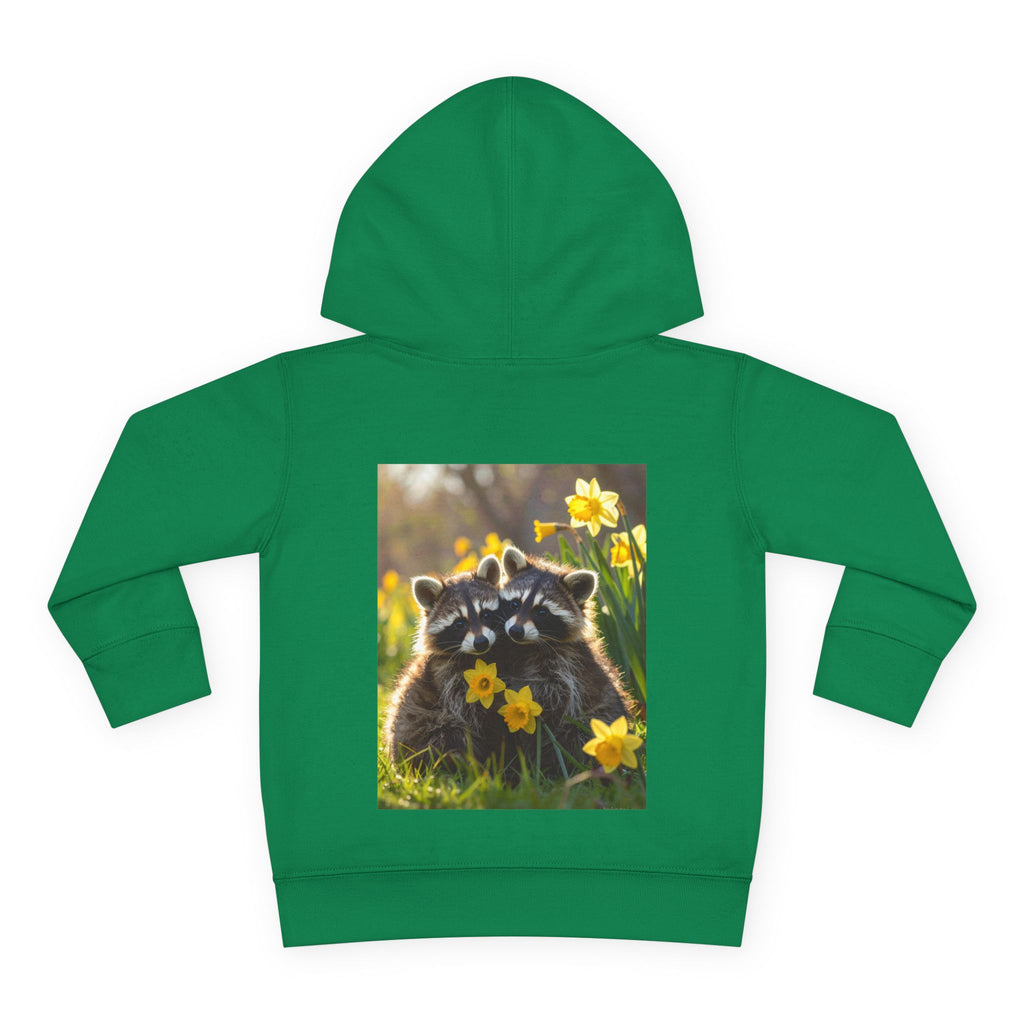 Baby Racoons Toddler Pullover Fleece Hoodie