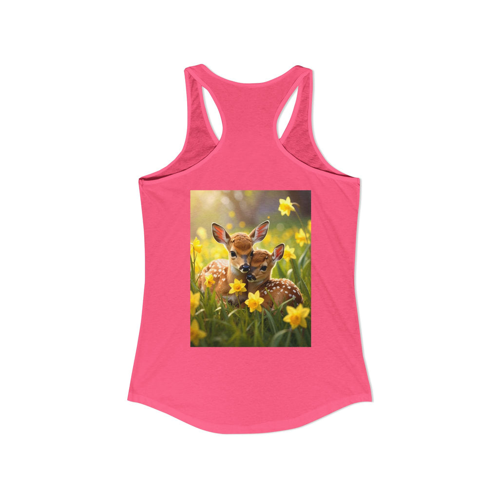 Fawns-Women's Ideal Racerback Tank