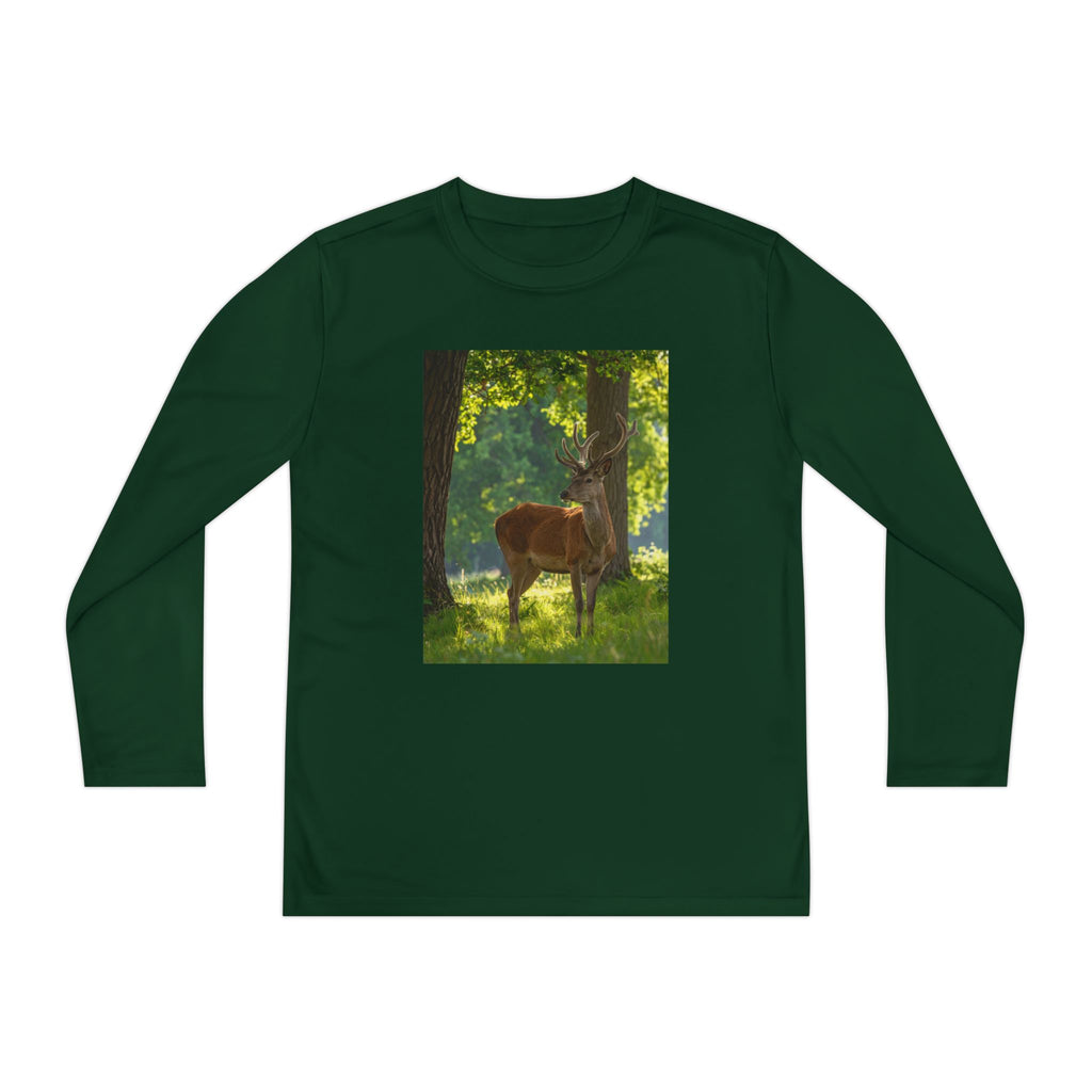Deer Youth Long Sleeve Competitor Tee