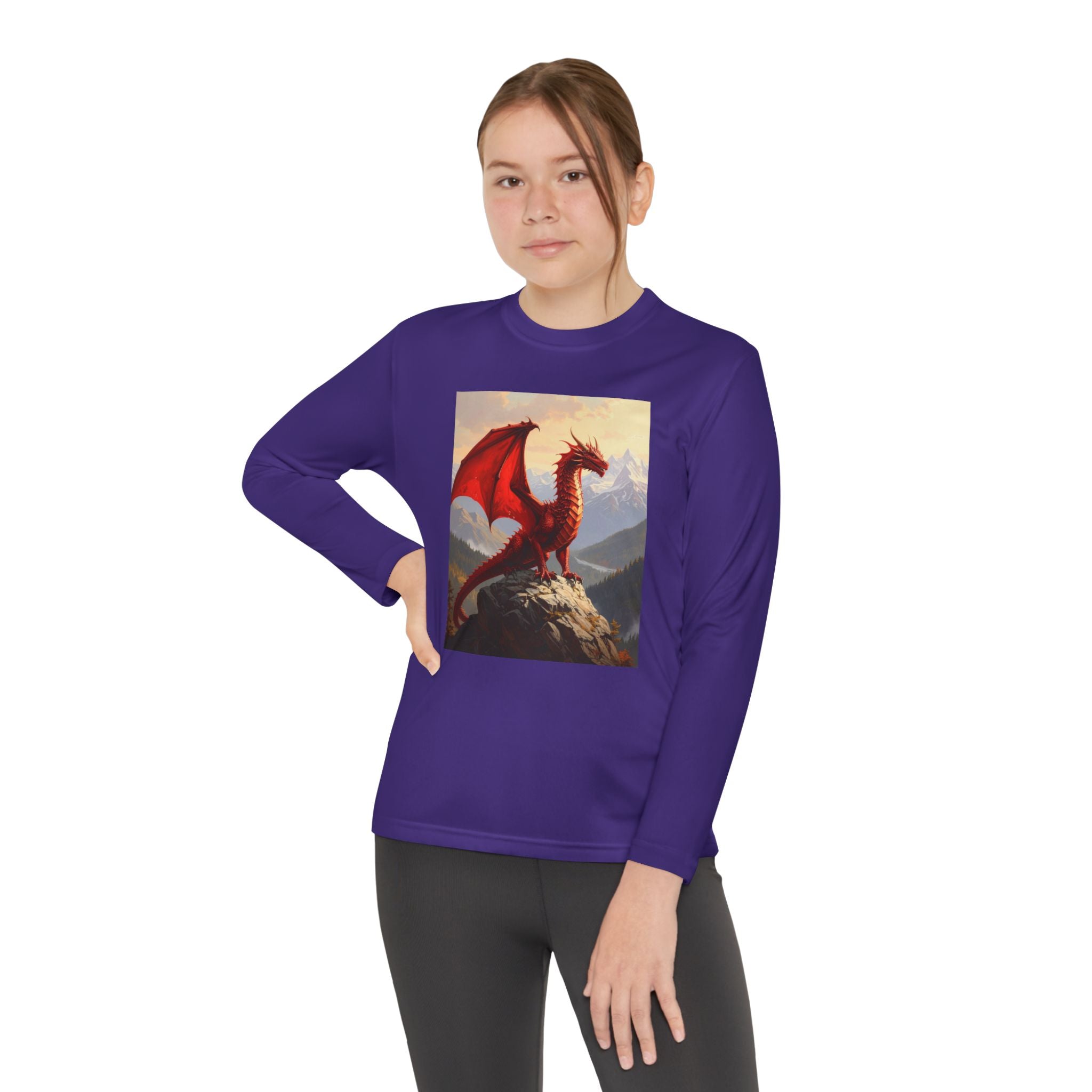 Red Dragon Youth Long Sleeve Competitor Tee