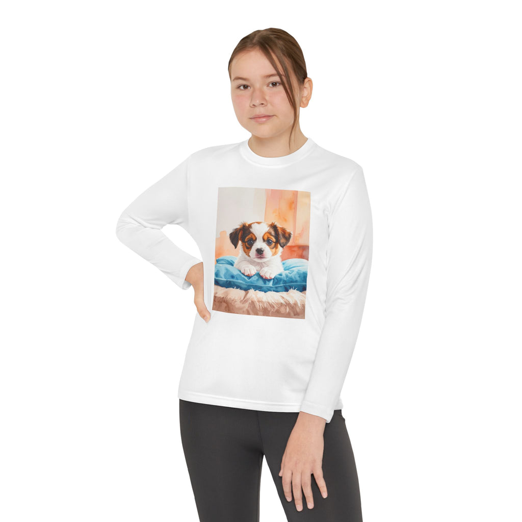 Puppy Youth Long Sleeve Competitor Tee