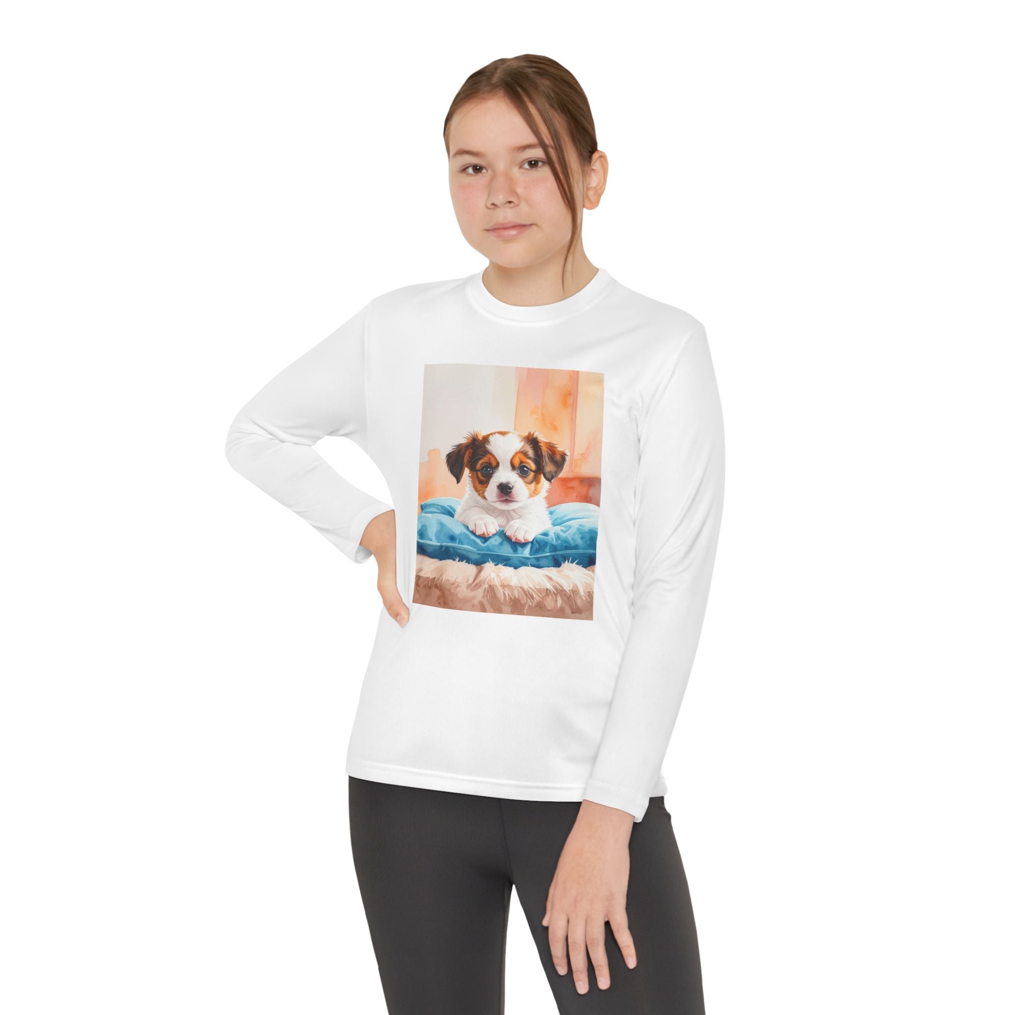 Puppy Youth Long Sleeve Competitor Tee