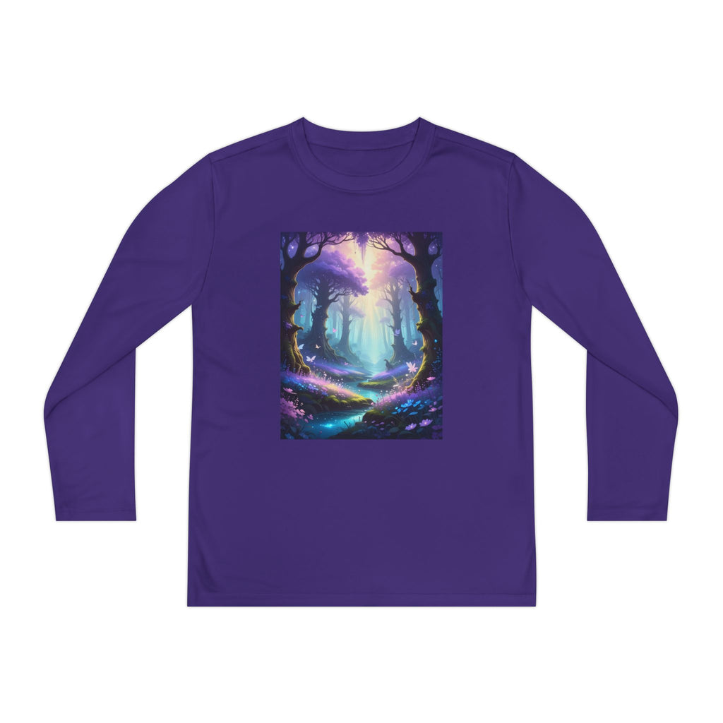 Enchanted Forest Youth Long Sleeve Competitor Tee