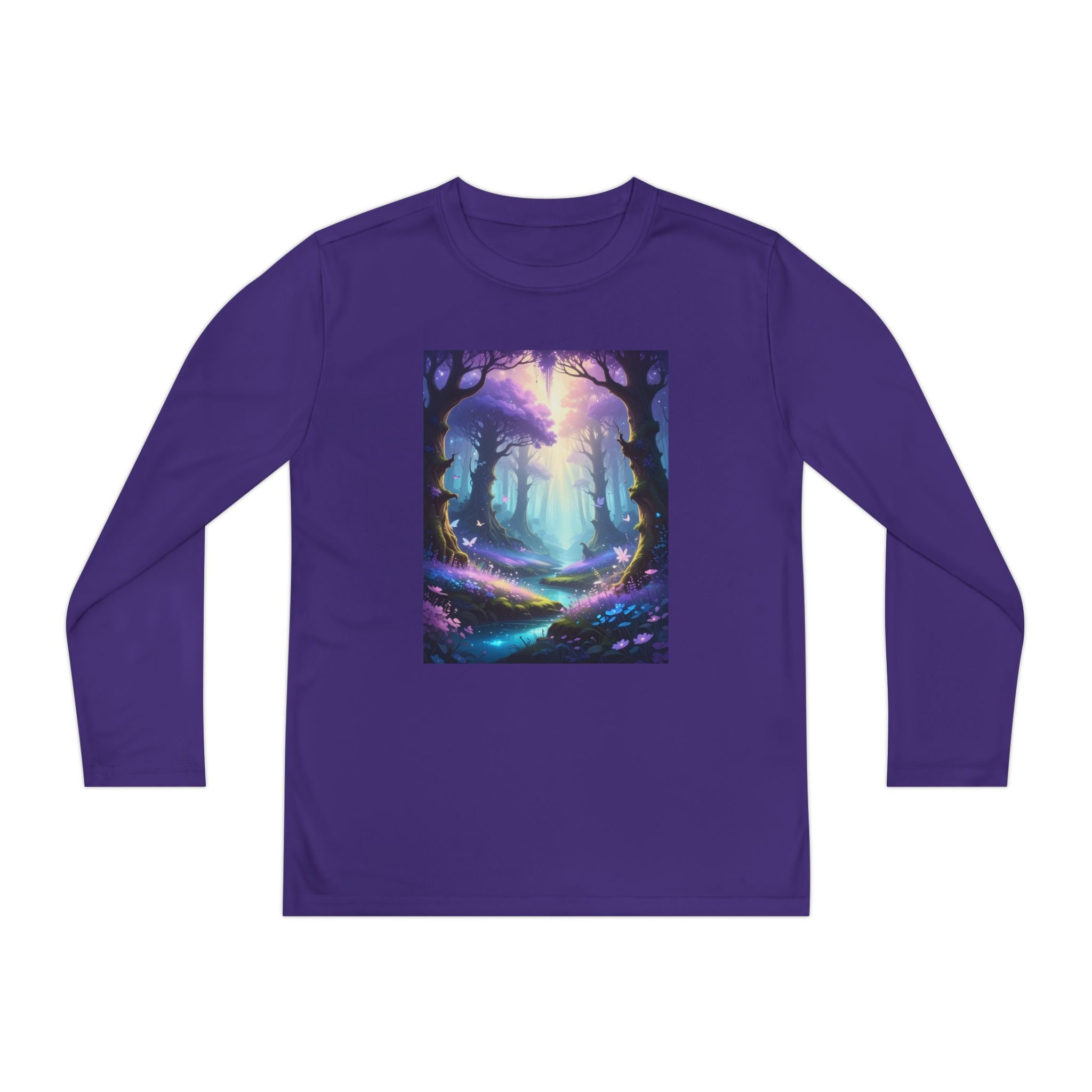 Enchanted Forest Youth Long Sleeve Competitor Tee