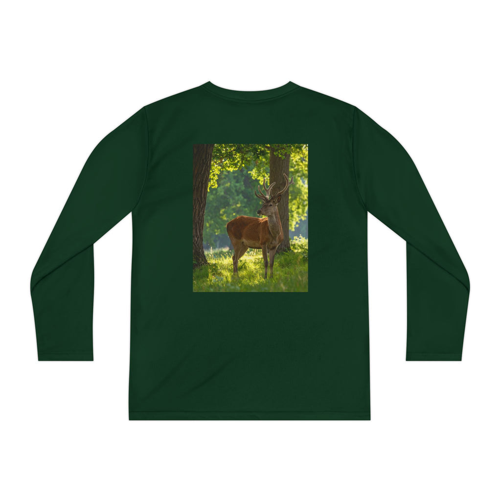 Deer Youth Long Sleeve Competitor Tee