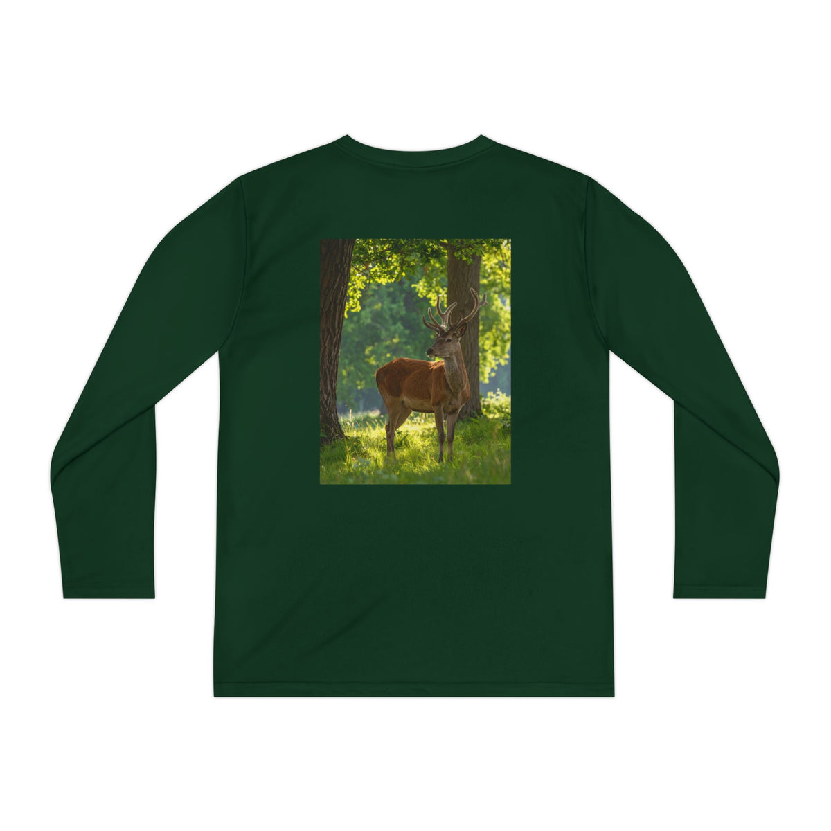 Deer Youth Long Sleeve Competitor Tee