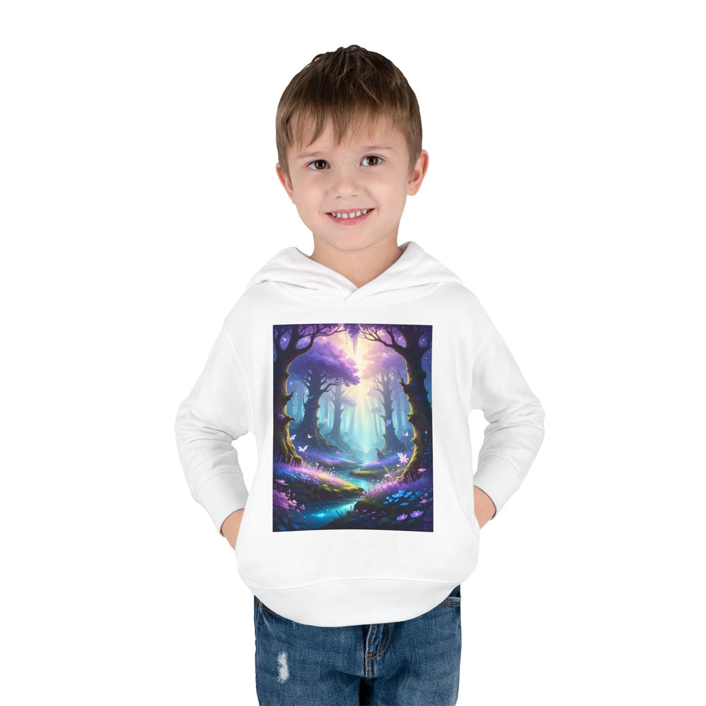 Enchanted Forest Toddler Pullover Fleece Hoodie