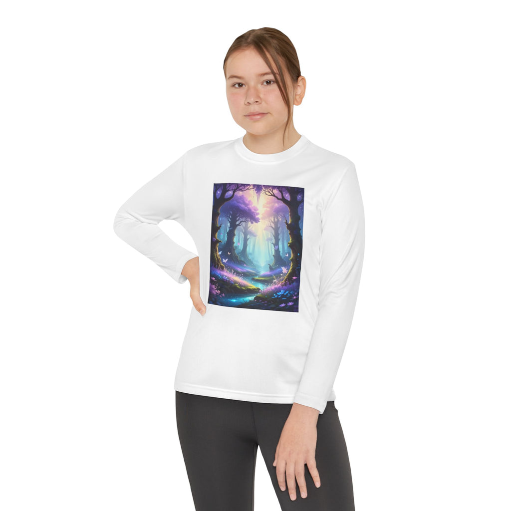Enchanted Forest Youth Long Sleeve Competitor Tee