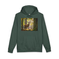 Deer in Sunlit Forest Hoodie — Nature Wildlife Graphic Sweatshirt