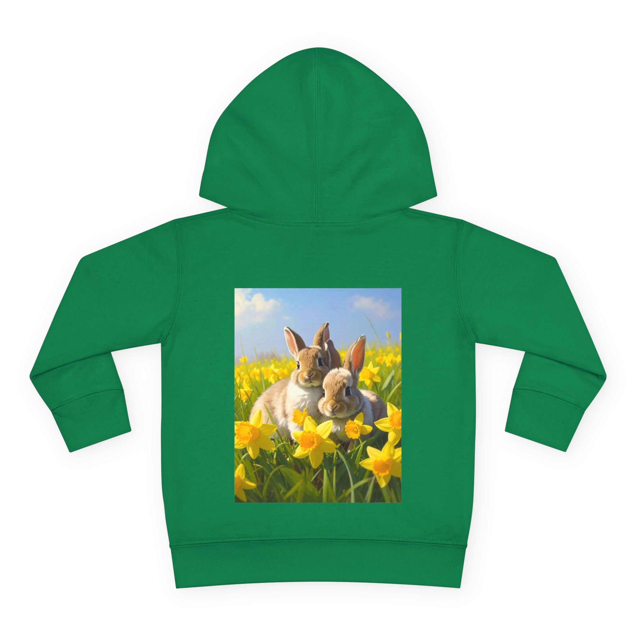 Bunnies Toddler Pullover Fleece Hoodie