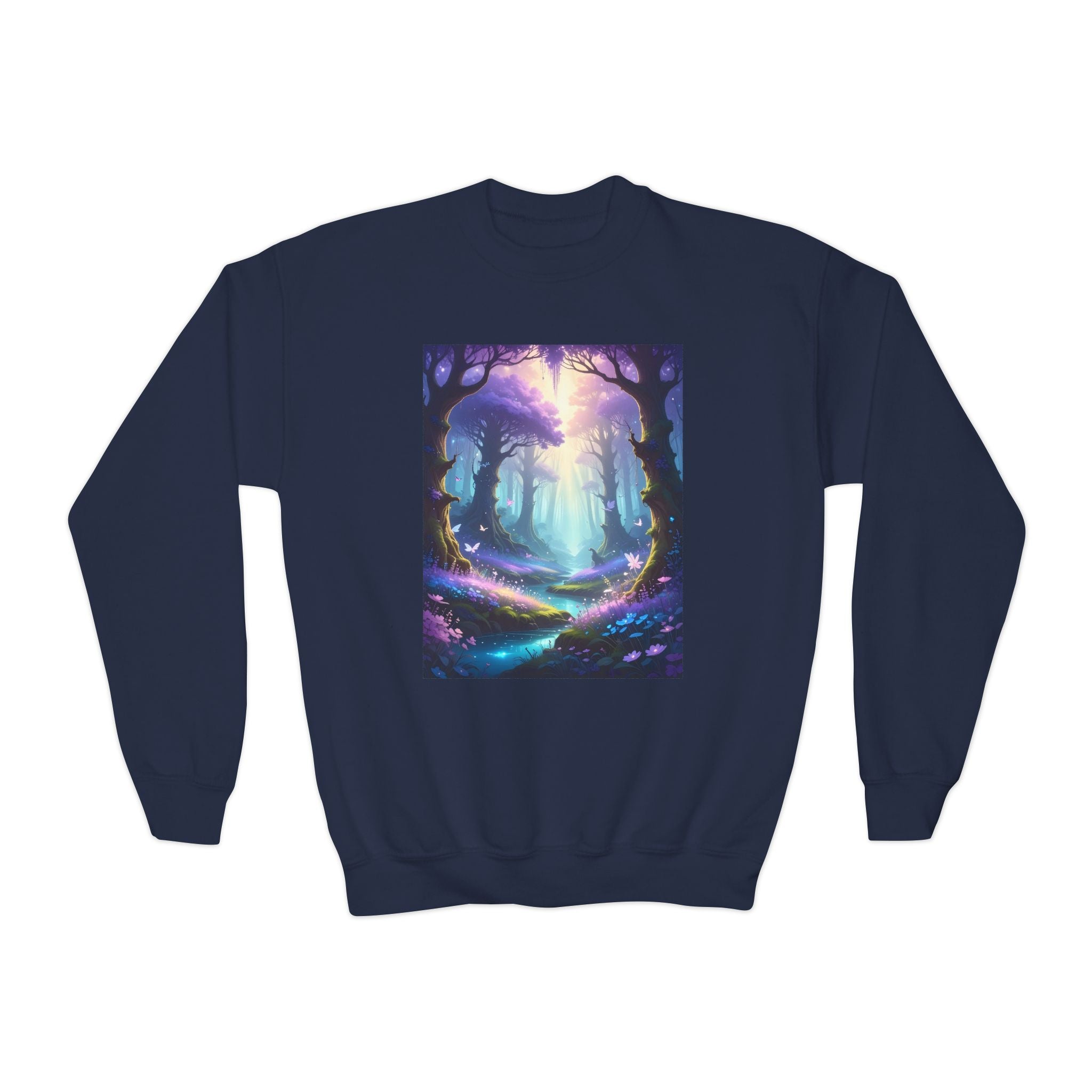 Enchanted Forest Youth Crewneck Sweatshirt