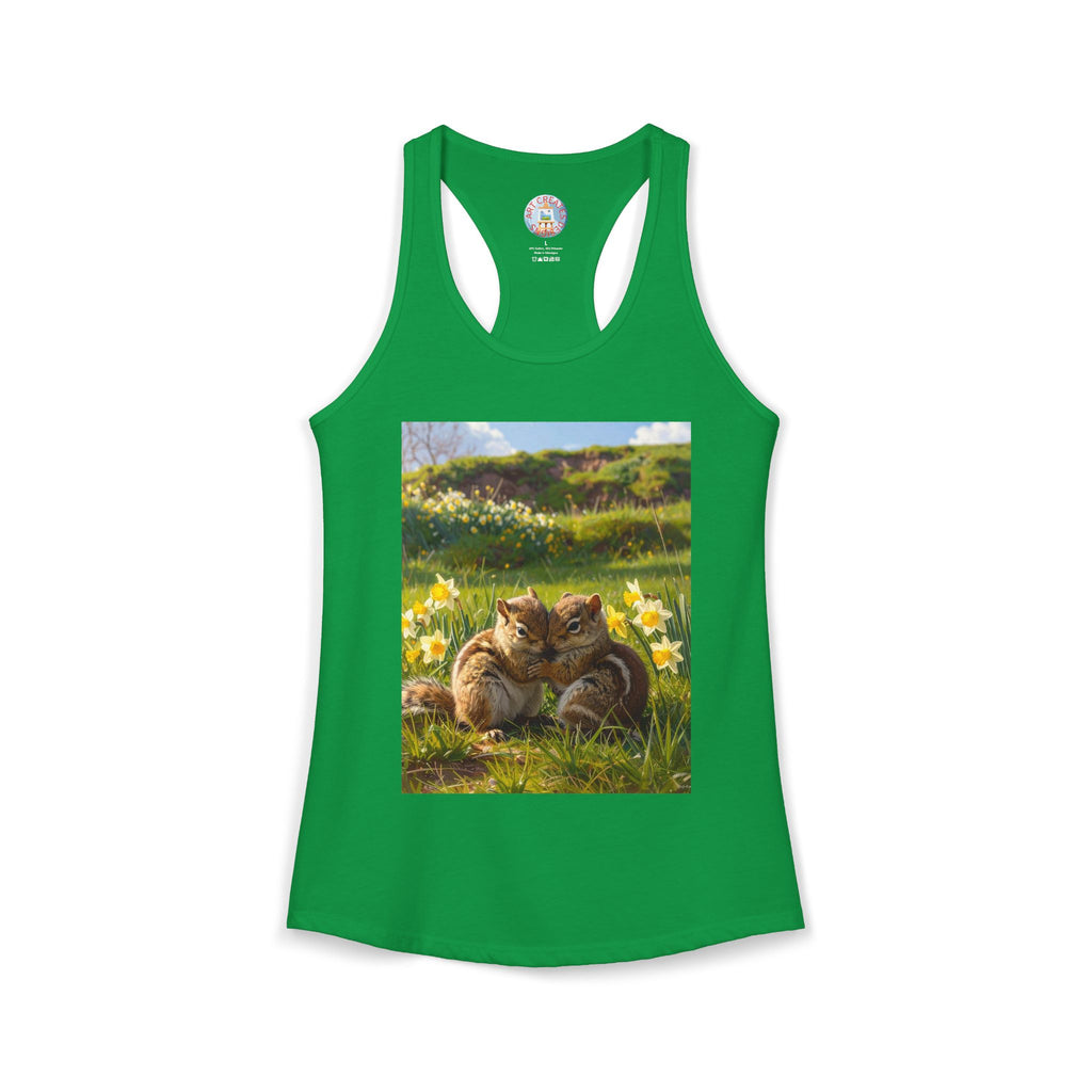 Chipmunks-Women's Ideal Racerback Tank