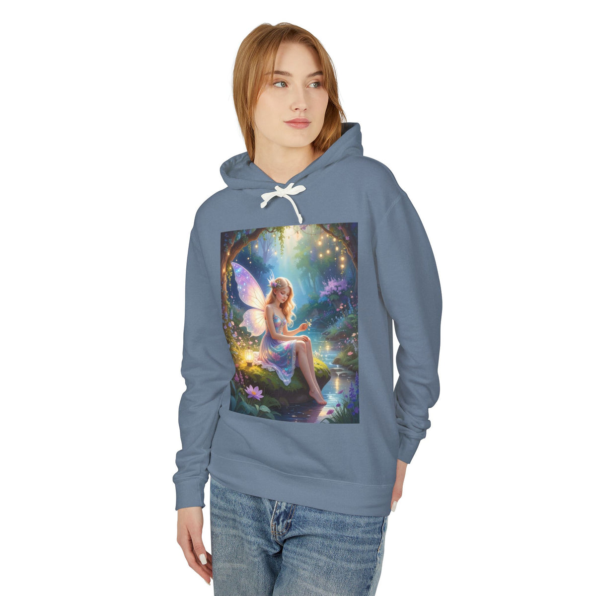 Fairy Night Hoodie — Enchanted Garden Fairy Sweatshirt