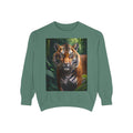 Tiger Portrait Sweatshirt — Realistic Jungle Tiger Graphic Crewneck