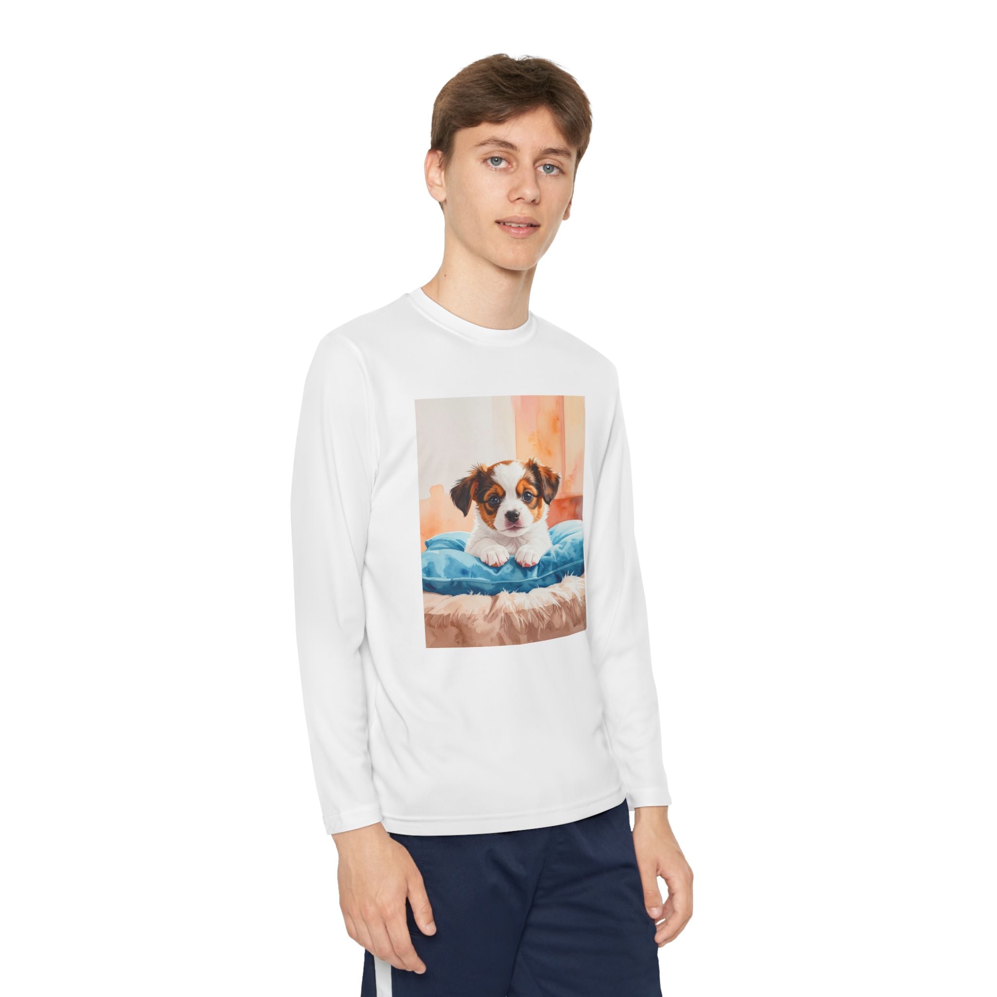 Puppy Youth Long Sleeve Competitor Tee