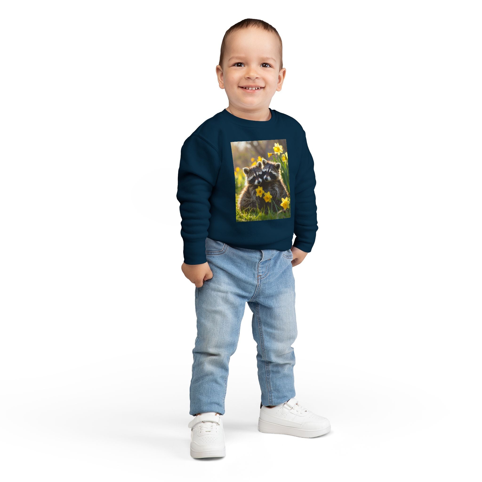 Baby Racoons Toddler Sweatshirt