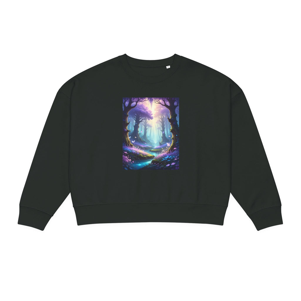 Mystical Forest Crewneck Sweatshirt — Enchanted Pathway Graphic