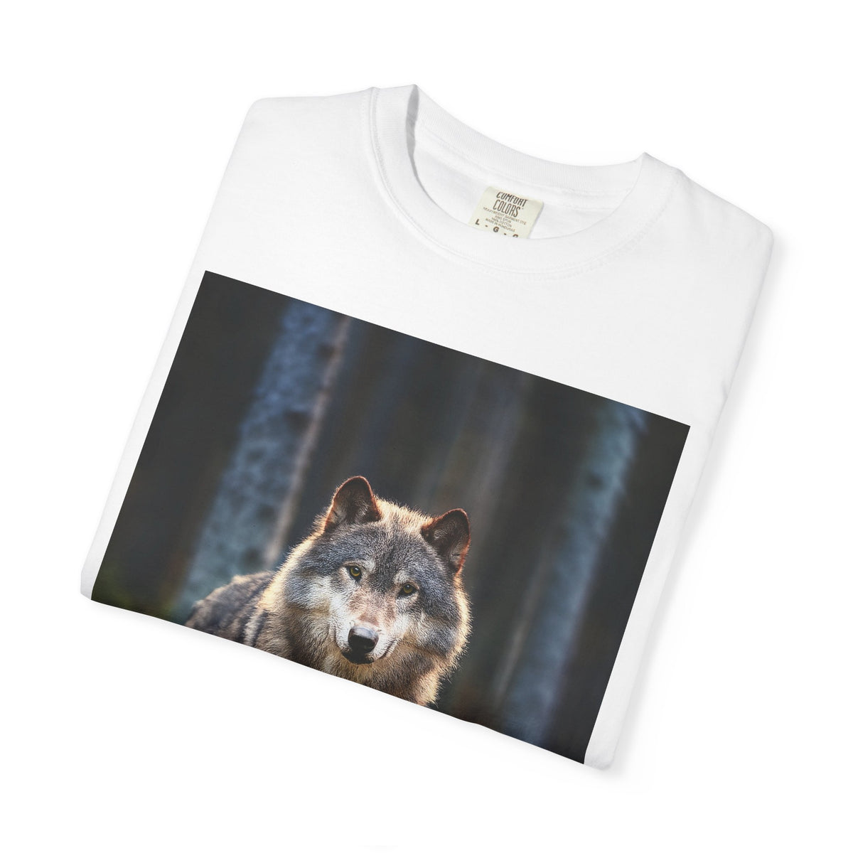 Wolf Forest T-Shirt — Majestic Wolf Photo Tee