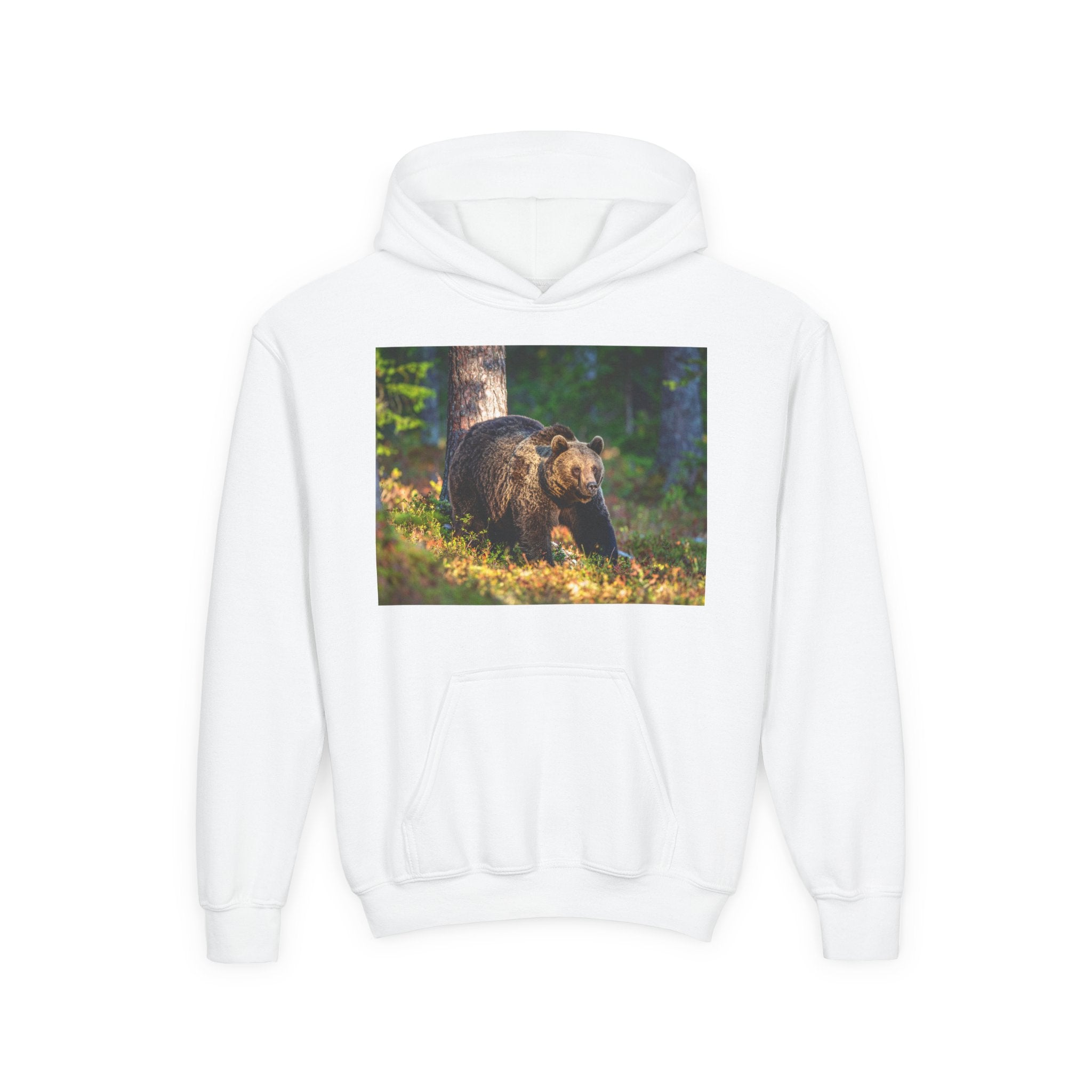 Bear Youth Heavy Blend Hooded Sweatshirt
