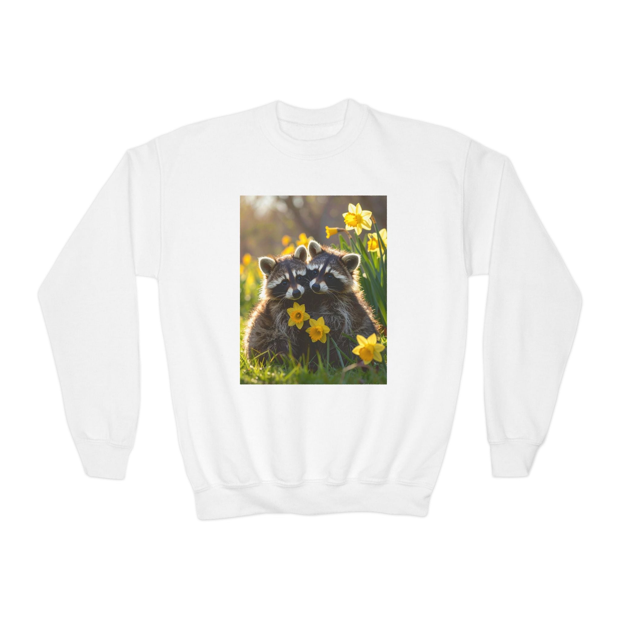 Baby Racoons Youth Crewneck Sweatshirt