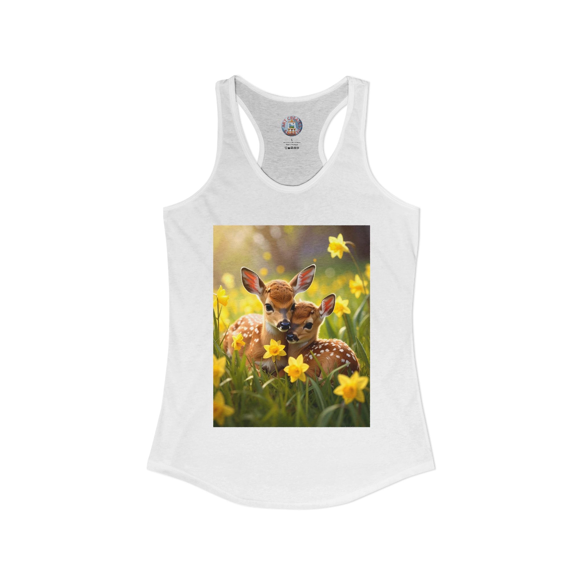 Fawns-Women's Ideal Racerback Tank