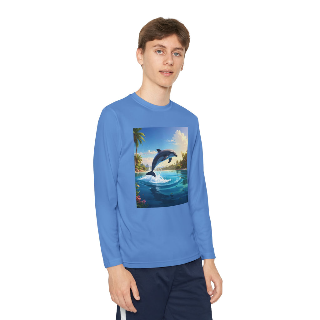 Dolphin Youth Long Sleeve Competitor Tee