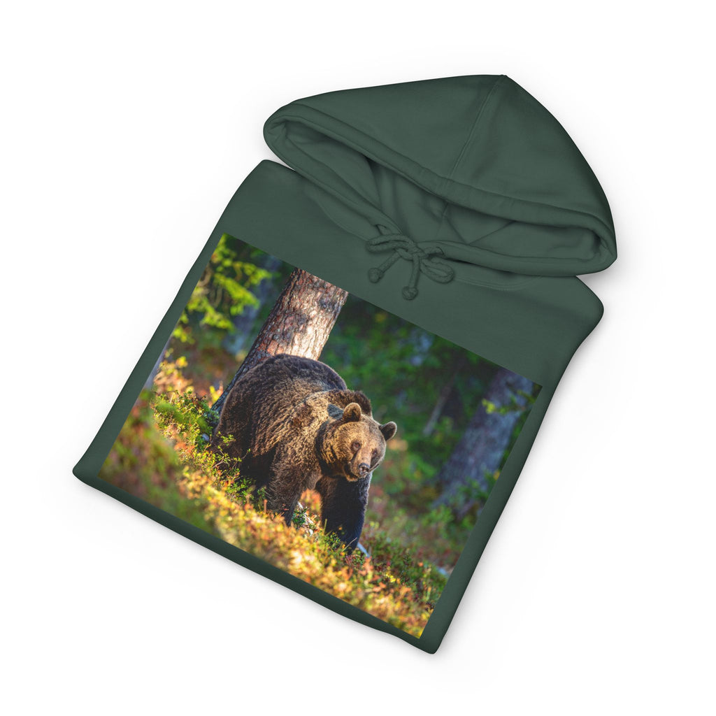 Bear Forest Photo Hoodie — Wilderness Wildlife Sweatshirt