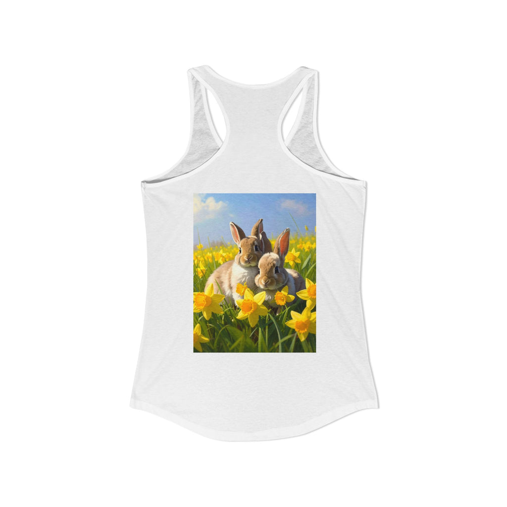Bunnies-Women's Ideal Racerback Tank